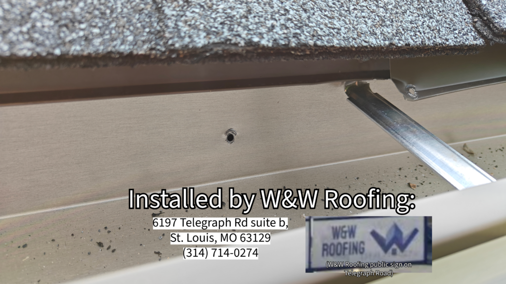 W&W Roofing, Oakville Missouri, WW Roofing, W&W Roofing STL Gutter Installation