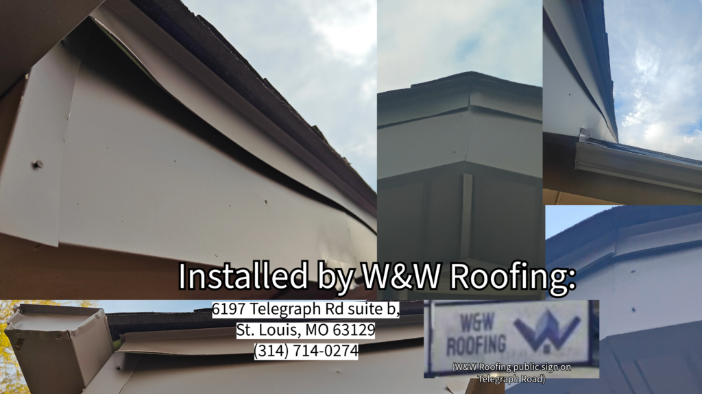 W&W Roofing drip edge install, WWRoofingSTL, WW Roofing, Drip Edge, STL, Oakville MIssouri, W and W Roofing