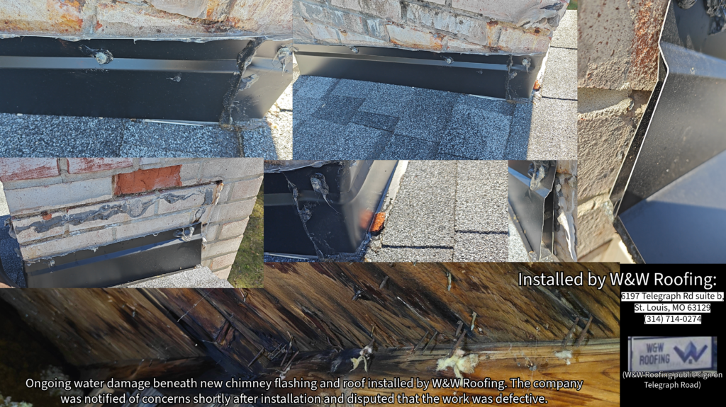 W&W Roofing Oakville, MO Flashing and Decking Concerns, W&W Roofing, WW Roofing, STL, WW Roofing STL, Oakville, Roofer, Roofing St. Louis, Owens Corning Suggested Roofer